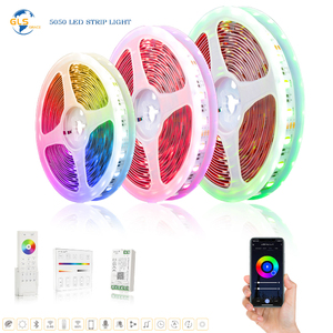 ไฟแถบ <span class=keywords><strong>LED</strong></span> ใช้แบตเตอรี่12V 5M สำหรับกลางแจ้ง5050 2835 SMD RGB