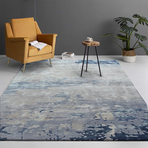 Tapis rectangulaire moderne, doux et personnalisé, Design populaire en ligne, fait à la main, de luxe, pour chambre à coucher et maison moderne - Product Image 6