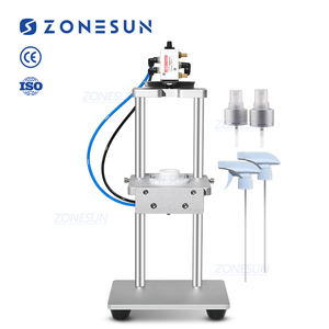 Máquina Cortadora de Tubos de Plástico en Forma de V ZONESUN ZS-JG300V, Semiautomática, Neumática, de Escritorio, para Bombas de Perfume y Lociones - Product Image 1