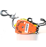 Palans électriques portables à câble métallique de 160 kg, câble de 5 mm, commande filaire et sans fil multi-vitesses pour le levage en ferme et en entrepôt
