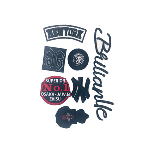 Parches bordados para chaquetas, Logo PT02, Velcro, letras tejidas de diseñador, <span class=keywords><strong>chenilla</strong></span>, hierro - Product Image 4