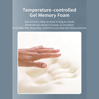 Luxuriöse 5-Sterne-Hotel-Gel-Memory-Foam-Matratze, dicke, leise Taschenfederkernmatratze, rollpackbar, atmungsaktiv, milbenabweisend, für die Wirbelsäulengesundheit und tiefen Schlaf