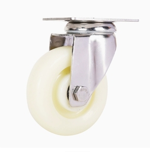 Naylon tekerlek endüstriyel el arabası tekerleği plaka yönlü yük taşıyan sarhoş tekerlek ile evrensel ağır tekerlekler - Product Image 6