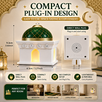 Speaker Quran LED Lampu Malam 24 Jam Ruqyah Zikir Bacaan Quran Bentuk Masjid Hadiah Ramadan Idul Fitri untuk Rumah Muslim Penggunaan di Rumah