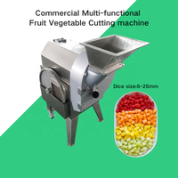 Originele Fabrieksmachine Fruit Groente Snijden Commerciële Bananensnijder Commerciële Citrusschaaf