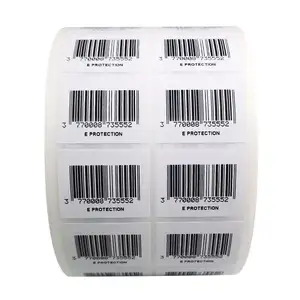 Factory Wholesale Serial Self Adhesive Number Sticker Labels Printing Barcode Stickers Printing