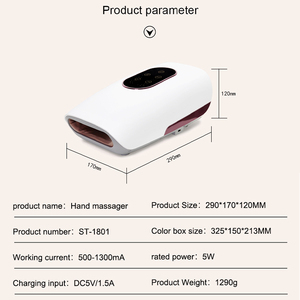 New Product Wireless Shiatsu Hand <b>Massager</b> <b>Finger</b> With Heat Compression Pain Relief ST-1801 Electric Hand <b>Massager</b> ST-1801 - Product Image 6
