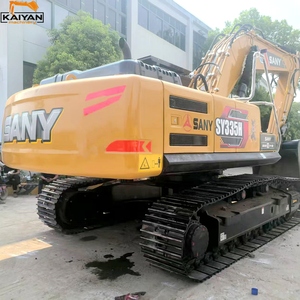Excavatrice sur chenilles lourde d'occasion SANY SY335H de 33,5 tonnes, d'origine chinoise, hydraulique, pour l'exploitation en carrière et la construction routière - Product Image 5