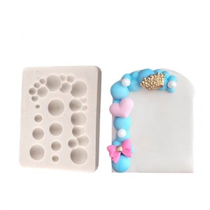 Bubble Silicone Mold Arch Shape Fondant Cake Decorating Mold For Baby Shower DIY Chocolate Clay Molding Tools - Product Image 2