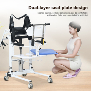 Nouvel Arrivage <span class=keywords><strong>Fauteuil</strong></span> de transfert de patient hydraulique, <span class=keywords><strong>fauteuil</strong></span> roulant médical d'aide au déplacement, bleu CZX-Y06, équipement de réadaptation - Product Image 3