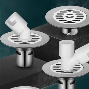 Grille de drainage de sol de <span class=keywords><strong>douche</strong></span> ronde anti-odeur en acier inoxydable moderne de 4 pouces <span class=keywords><strong>pour</strong></span> égouttoirs d'eau de salle de bain d'hôtel - Product Image 4