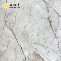 Carrelage en porcelaine Greige poli aspect marbre de luxe de haute qualité pour mur sol dosseret cuisine salle de bain douche escaliers