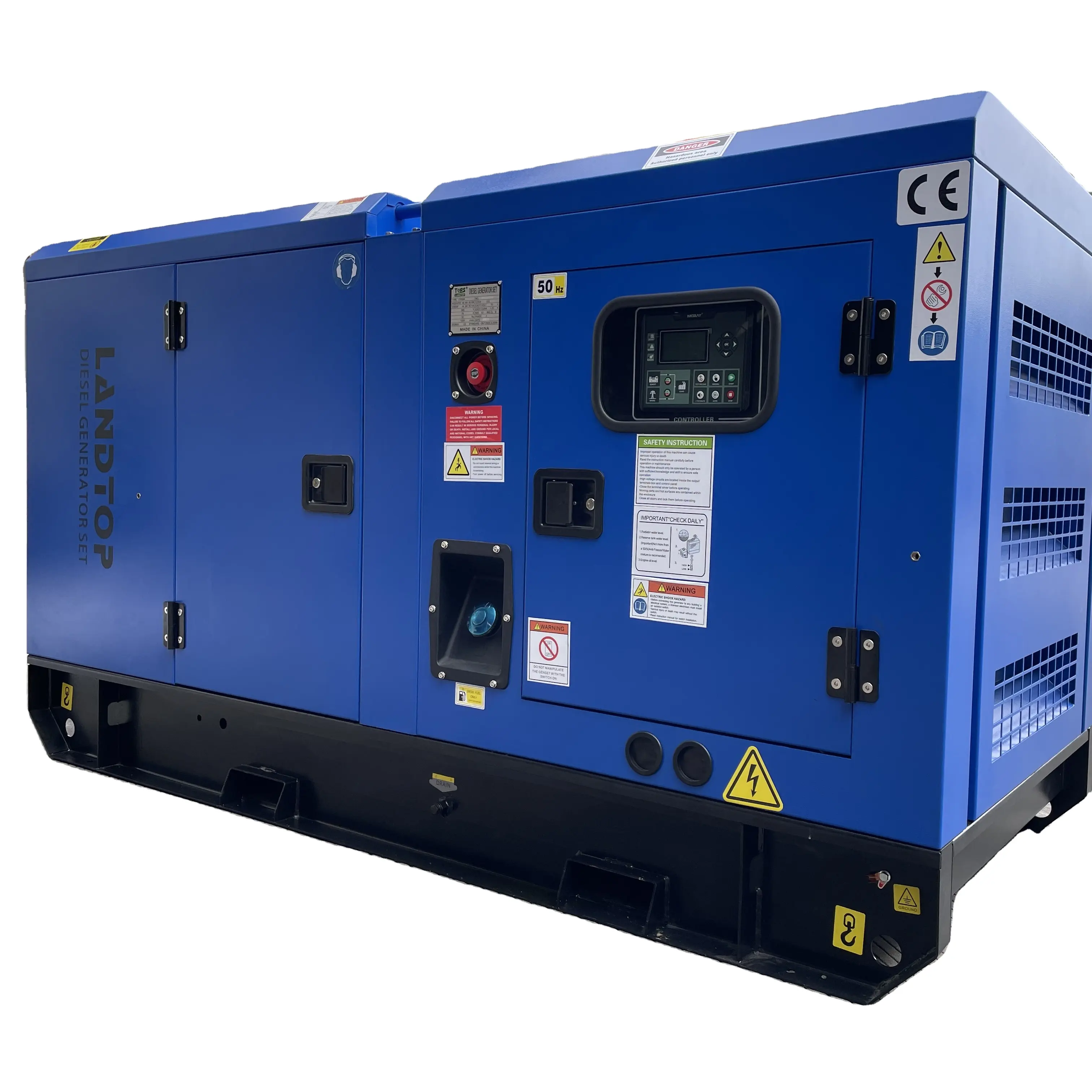 LANDTOP geräuscharmer Generator 30 kva Generator Motoren angetrieben von Ricardo Dieselmotoren