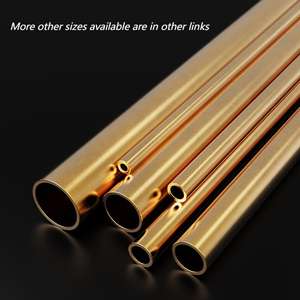 Sıcak satış pirinç boru tüp kılcal boru 1mm 2.5mm 3mm 4mm 5mm 6mm 8mm 10mm 12mm 16mm - Product Image 2