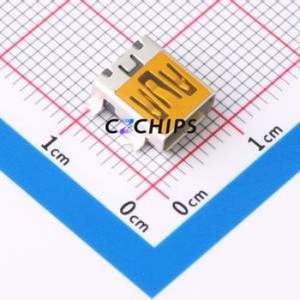 HX MINI 10PTK USB Connector SMD Connector ( Connector Type: Mini-B )( Protocol Standard: USB 2.0 )( Gender: Female ) - Product Image 1