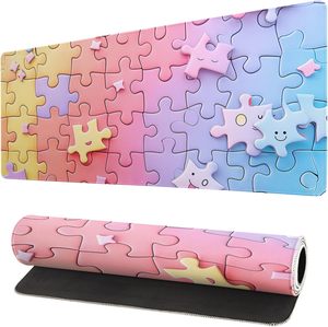 Alfombrilla Suave para Escritorio de Ordenador, Tapete Antideslizante para Portátil, <span class=keywords><strong>Mouse</strong></span> <span class=keywords><strong>Pad</strong></span> para <span class=keywords><strong>Gamer</strong></span> de Goma Natural, Alfombrilla de Teclado con Diseño de Anime, Tamaño XXXL - Product Image 6