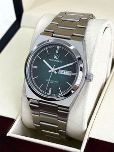 The new steel <b>bracelet</b> men's watch with butterfly clasp is selling well across the border. - Product Image 3