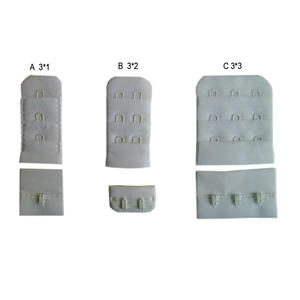 Trois rangées coton crochet et oeillet pour soutien-gorge - Product Image 2