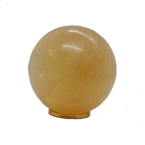 Natural Orange Honey Calcite Crystal Ball Polished Healing <b>Stone</b> Sphere for Energy Decor & Meditation-Love & Feng Shui Style - Product Image 1