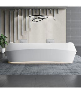 Bureau de réception moderne pour cabinets médicaux orthopédiques CORIANS, en pierre artificielle écologique, pour hôpitaux et centres commerciaux - Product Image 3