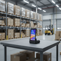 OEM ODM Industriel Android 12.0 Réseau 5G Lecteur de codes-barres 2D Portable RFID IP65 Robuste PDA Magasins de détail Smartphone 5'' 13MP