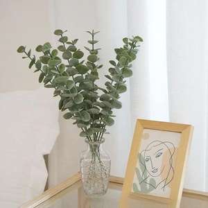 Foglie Artificiali di Alta Qualità, Piante Pendenti di <span class=keywords><strong>Eucalipto</strong></span>, Ornamenti per Pareti, Pannelli con Foglie Lunghe Artificiali - Product Image 3