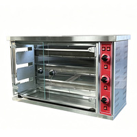 Grill à poulet rotatif industriel et commercial en acier inoxydable à 3/6/9 niveaux, à gaz et électrique, machine à rôtir le poulet