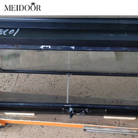 Fenêtre à auvent moderne en aluminium à double vitrage Meidoor AS2047 pour villa, norme australienne, fenêtres à manivelle horizontale, persiennes