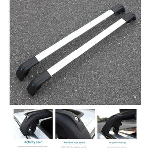 Portaequipajes <span class=keywords><strong>para</strong></span> techo de coche, barra transversal integrada de aleación de aluminio plana, portaequipajes, barra transversal, rieles de portaequipajes negros, barra transversal <span class=keywords><strong>para</strong></span> Jetour T2 - Product Image 4
