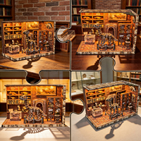 Nouveau 2026 - Mini-maison de présentation DIY en bois 3D sur le thème du musée des dinosaures, puzzle éducatif pour adultes