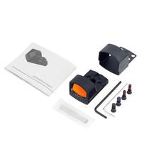 R-ZERO 1X24MM Mini Red Dot Sight Open Reflex Compact Sight Hunting Optics Scope Motion Activated Fit for Shield RMS-c Footprint