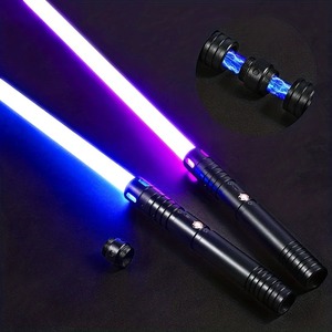 Espada Láser Pixel RGB de 15 Colores, Espada de Combate Jedi con Oscilación Suave, Metal, Efecto de Luz, Cosplay, Juguete Luminoso para Niños - Product Image 2