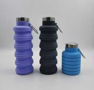 Bouteille d'eau pliable en silicone légère, réutilisable, sans BPA, unisexe, 27 oz - Product Image 4
