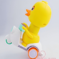 Nouvelle Conception Voitures Jouets à Pousser et Tirer en Forme de Petit Canard de Dessin Animé, Vente Chaude à Prix Abordable pour Enfants, Voiture Jouet à Tirer pour Enfants, Canard à Pression