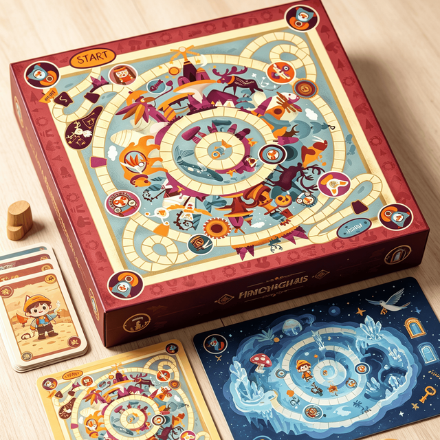 Custom Factory Paper Board Game Friends Educational Table Game for Customized Cards Packaging