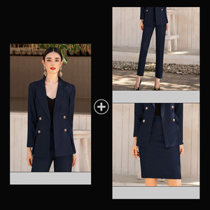 Set da <span class=keywords><strong>donna</strong></span> 2 pezzi Set completo <span class=keywords><strong>abbigliamento</strong></span> <span class=keywords><strong>formale</strong></span> <span class=keywords><strong>donna</strong></span> taglie forti - Product Image 6