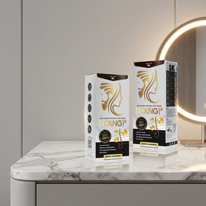 Colorant capillaire professionnel de qualité salon OEM – Crème permanente personnalisable pour une couverture complète des cheveux gris - Product Image 1