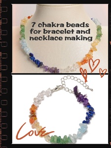 Guérison naturelle <span class=keywords><strong>7</strong></span> sept Chakra cristal perle arc-en-ciel irrégulier galets pépite puces pierres précieuses breloques <span class=keywords><strong>perles</strong></span> pour bracelets perlés - Product Image 4