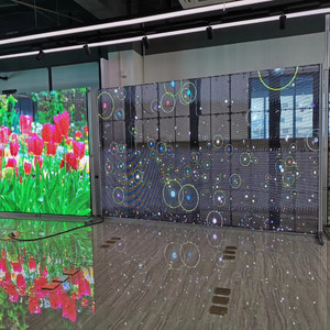 3D Transparente LED-Display 2020 Neue Ankunft P <span class=keywords><strong>3</strong></span>,91 Hd Video Werbung led Video Wand - Product Image 1