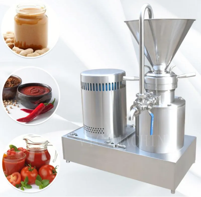 New developed 316/304 stainless steel commercial peanut butter making machine