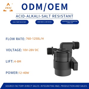 Mini <span class=keywords><strong>pompe</strong></span> à eau solaire submersible <span class=keywords><strong>silencieuse</strong></span> BLDC DC 12V & 24V pour utilisation avec des liquides, petites pompes à fontaine par Zksj - Product Image 1