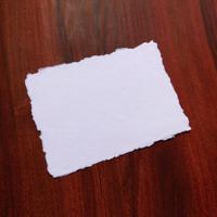 Papier blanc non découpé à la main pour carte d'invitation de mariage, bricolage, fabrication de papier blanc, fabricant de papier de coton indien