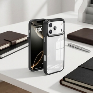 Acryl Transparente Handyhülle Harte Rückseite Anti-Vergilbung Stoßfeste Schutzhülle für iPhone 18 Pro <span class=keywords><strong>Max</strong></span> mit Kameralinsen-Schutz - Product Image 3