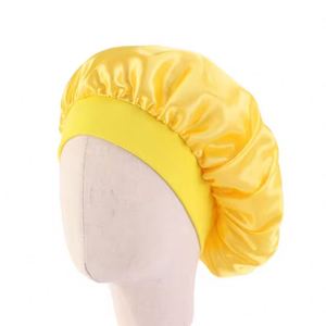 Bonnets en satin personnalisables pour femmes, doux, respirants, élastiques, larges, pour toutes les saisons, pour dormir ou pour les soirées, vente en gros - Product Image 4