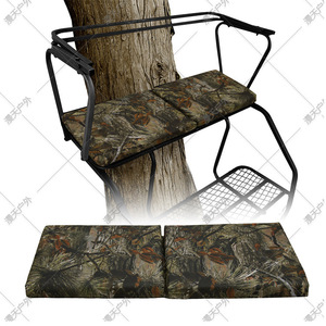Camping <b>Chair</b> Cushion Pine Needle Camouflage Oxford Cloth Collapsible Rectangular Outdoor Hunting Seat <b>Pad</b> - Product Image 5