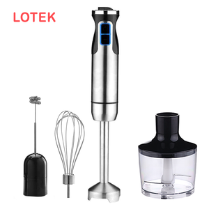 NEUER <span class=keywords><strong>LOTEK</strong></span> 1,5L Stabmixer mit Variabler Geschwindigkeit, Druckknopf, LED-Licht und Zerkleinerer - Product Image 2