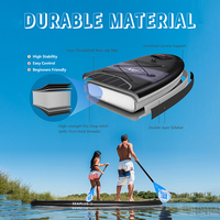 Planche à pagaie gonflable tout usage de 11' avec accessoires, matériau PVC/EVA unisexe, livraison gratuite, surf sur lac, océan