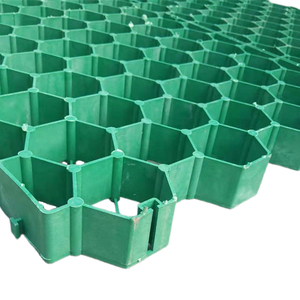 Grille d'herbe en plastique vert <span class=keywords><strong>Parking</strong></span> extérieur Trottoir Parc Ferme Route Grille pavée Pente Pelouse Brique Toit Jardin Gazon Tapis de vidange - Product Image 2