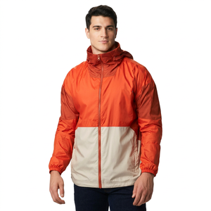 Best Selling Custom Nylon Rain <b>Jacket</b> for <b>men</b> Lightweight <b>Waterproof</b> Coaches <b>Jackets</b> with Zipper Closure for <b>Winter</b> Season - Product Image 1