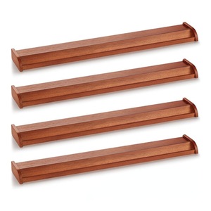 Mahjong Push Rod Stand <b>Set</b> Solid Wood Portable Game Tabletop <b>Dice</b> Tray with Tiles and Instructions for 4 Players - Product Image 3